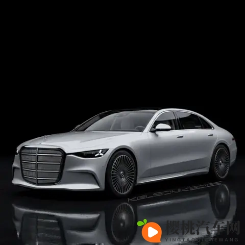 全新一代奔驰S级渲染图曝光 配备大尺寸盾牌式前格栅-1