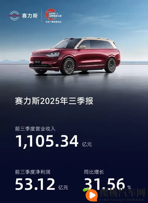 赛力斯发布第三季度财报，营收增长，利润微降-1