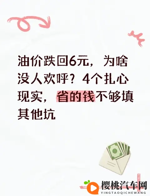 油价跌回6元,为啥没人欢呼?4个扎心现实,省的钱不够填其他坑-1