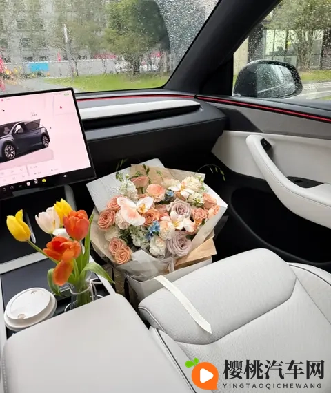 特斯拉交付Model Y L浅灰内饰 车主：太好看了，宁愿选装-2