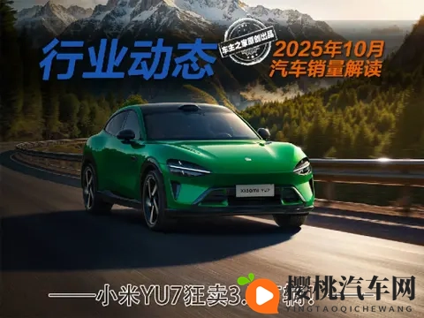 10月汽车销量：小米YU7狂卖33万辆 特斯拉Model 3遇冷暴跌！-2