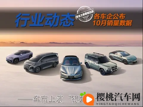 比亚迪月销破44万 10月车企销量上演“银九金十” !-1