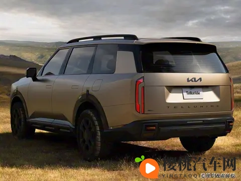 起亚全新中大型SUV官图，外观很方正硬朗，两种前脸，2+2+3座椅-1