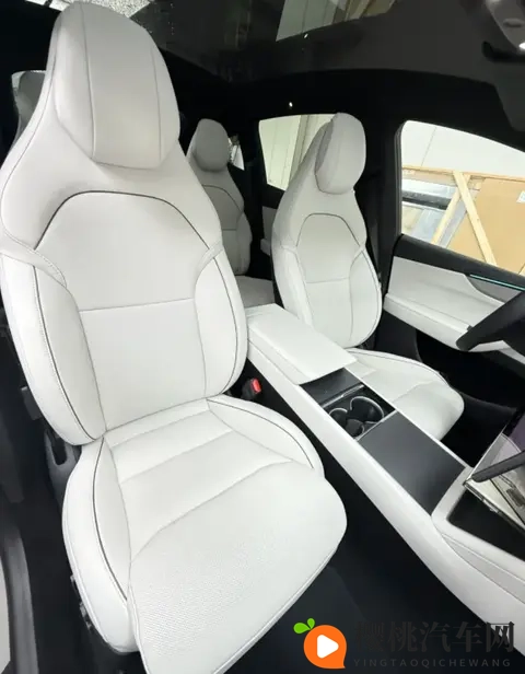 Model Y L 浅灰内饰太好看了！选装太值了！-1