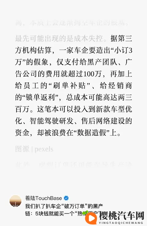 媒体称汽车刷3万订单需要300万元,汽车博主孙少军转发并详解方法-2