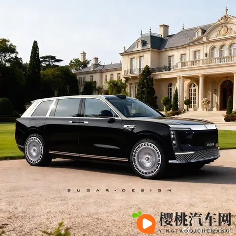 尊界SUV M900渲染图曝光：车身超55米 对开门设计-3