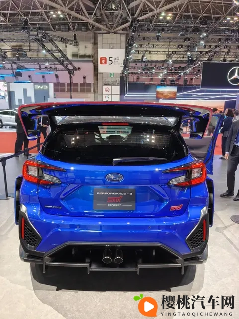 实拍斯巴鲁PERFORMANCE-B STI概念车:传奇可以复活,量产成本不低-2