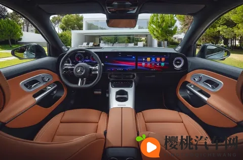 全新奔驰GLB内饰官图发布,配MBUX贯穿式大屏,12月8日全球首发-2