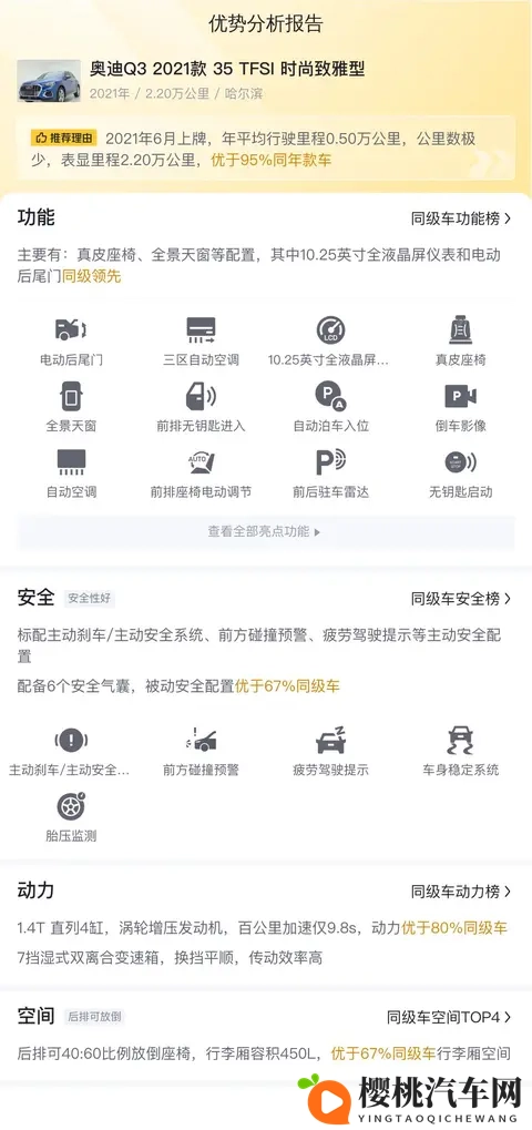 2万公里奥迪Q3,2021年上牌,都市白领通勤优选-3