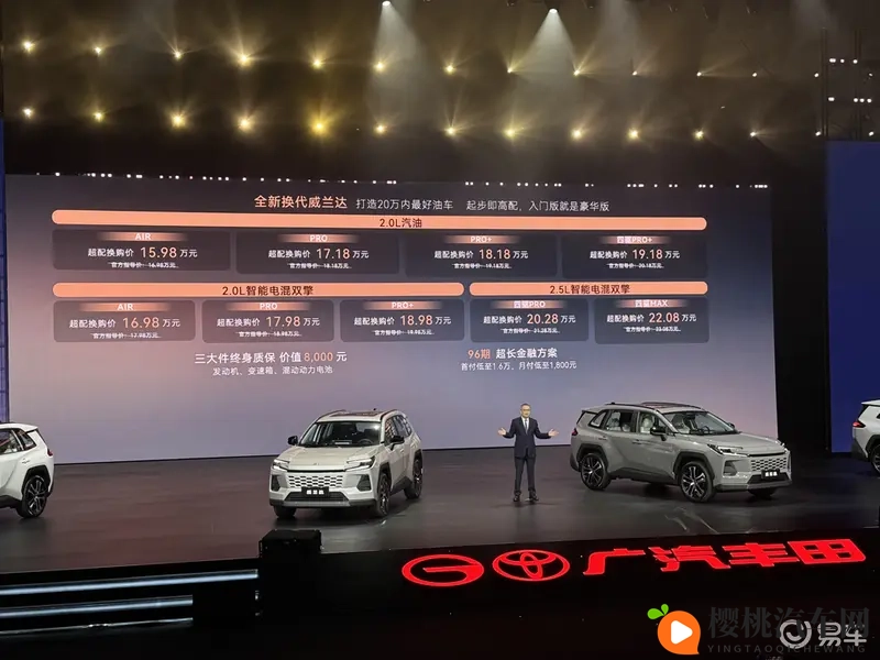 丰田首款域控燃油SUV 全新换代威兰达上市-1