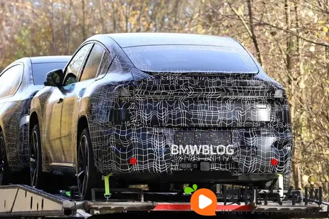 宝马第二款纯电轿跑SUV：iX4渲染图首曝，溜背造型、运动风格-2