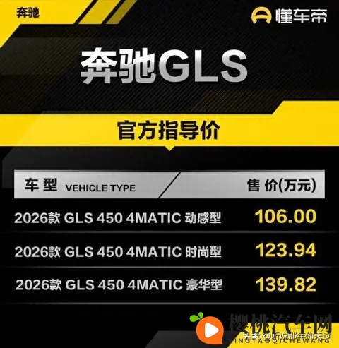 奔驰杀风了GLS入门即顶配106万起百万级SUV要变天-2