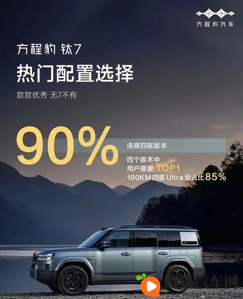 方程豹钛7太火了，订单超8万辆未交付，交付时间最长要等一个多月-1