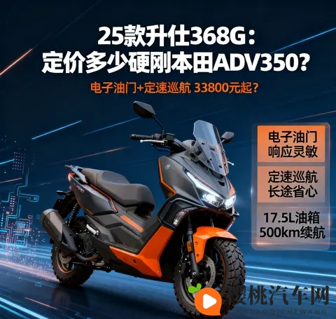 升级电子油门定 速巡航 25款升仕368G 定价多少才能硬刚本田ADV350-1