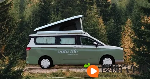原厂量产 复古升顶 时尚吸睛 Vala纯电动宿营车-3