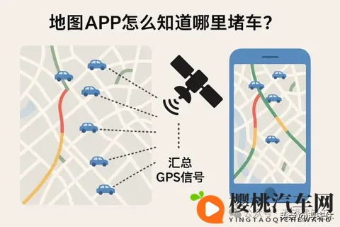 “地图软件”怎么知道哪里堵车?-2