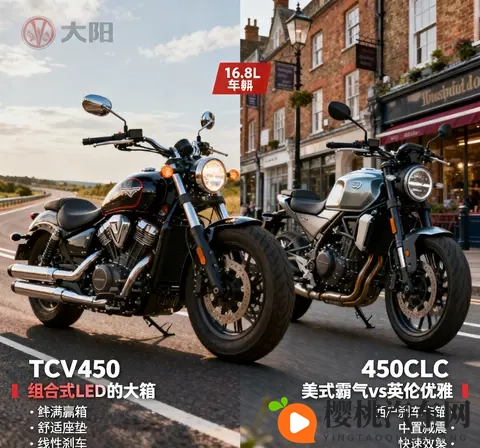 美式VS英伦对决 大阳TCV450 vs 春风450CLC 横向对比 2万级巡航该怎么-1