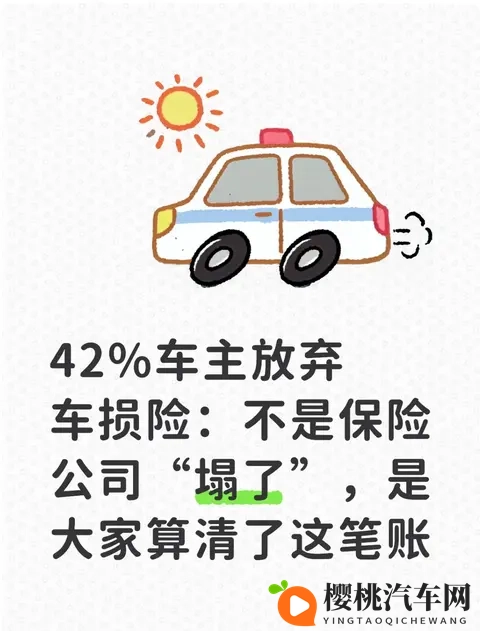 42%车主放弃车损险：不是保险公司“塌了”，是大家算清了这笔账-1