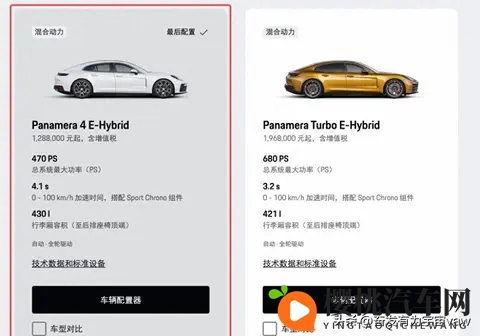 新款Panamera E-Hybrid上市信息公布-2
