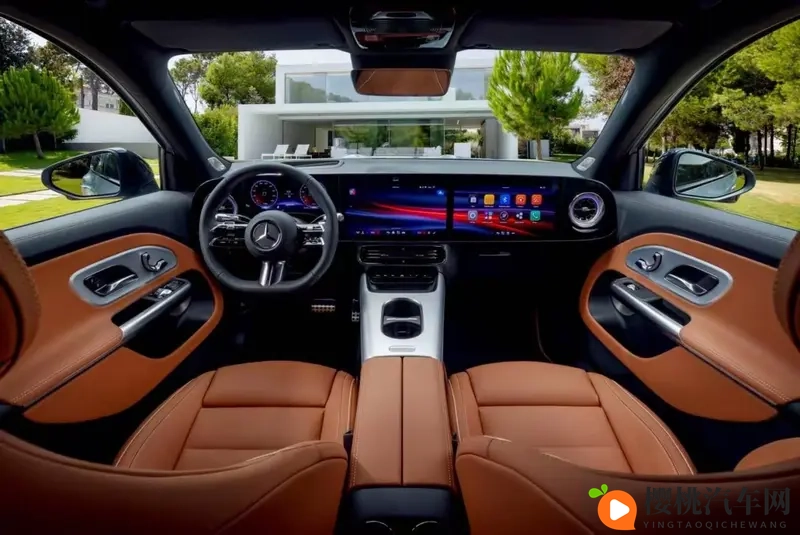 三联屏+星空顶，全新奔驰GLB官图发布，12月8日亮相！-1