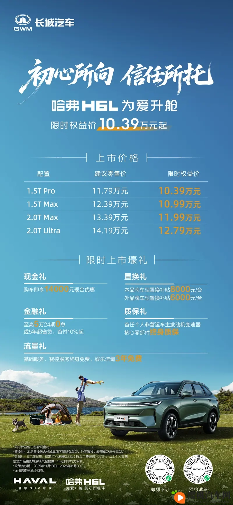 哈弗H6L上市 限时1039万元起-1