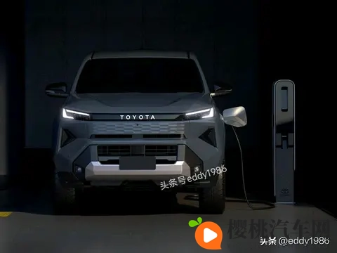 丰田海拉克斯纯电皮卡更多细节曝光,592度电池续航240公里-3