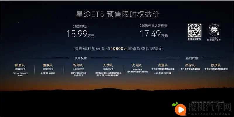 星途ET5 1599万元起，开启智能汽车新纪元-1