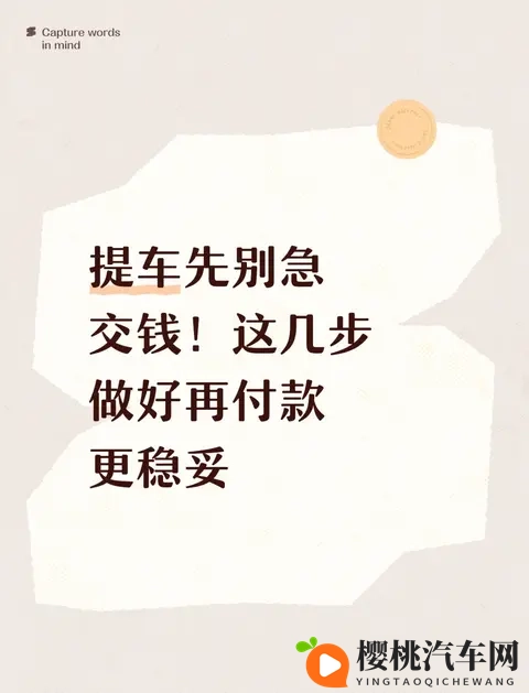 提车先别急交钱！这几步做好再付款更稳妥-1