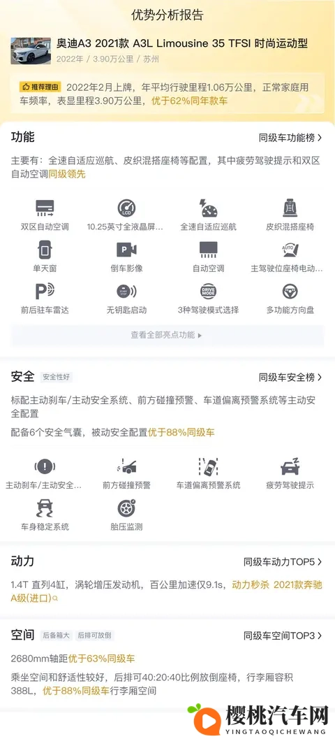 1378万收奥迪A3,都市白领的精致座驾-1