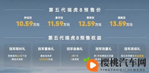 预售1059-1359万，全新瑞虎8尺寸_质感真正跨入中型SUV-2