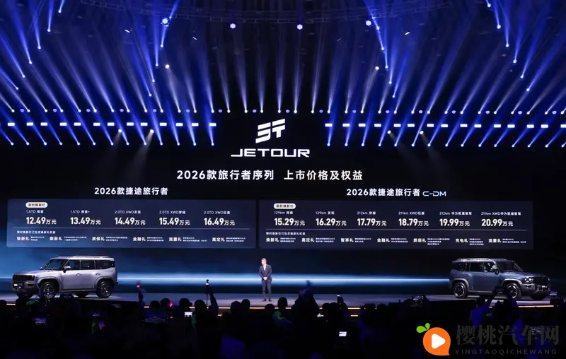 限时1249万起 配置升级明显 捷途旅行者双车上市-1