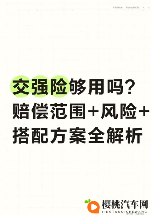 交强险够用吗?赔偿范围+风险+搭配方案全解析-1