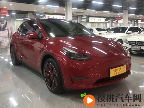 16万多拿下21年红色Model Y,告别里程焦虑,这不比燃油车香?-1