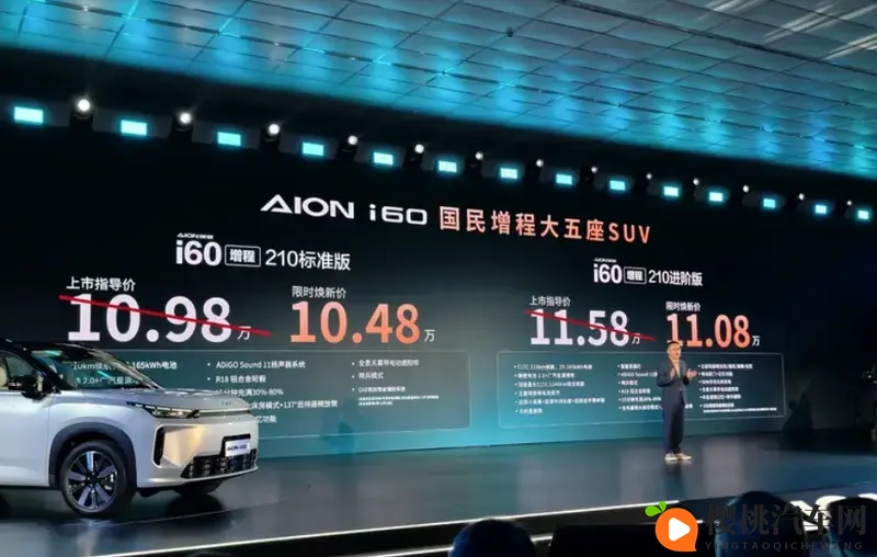 推出纯电以及增程双动力:广汽埃安AION i60上市-1