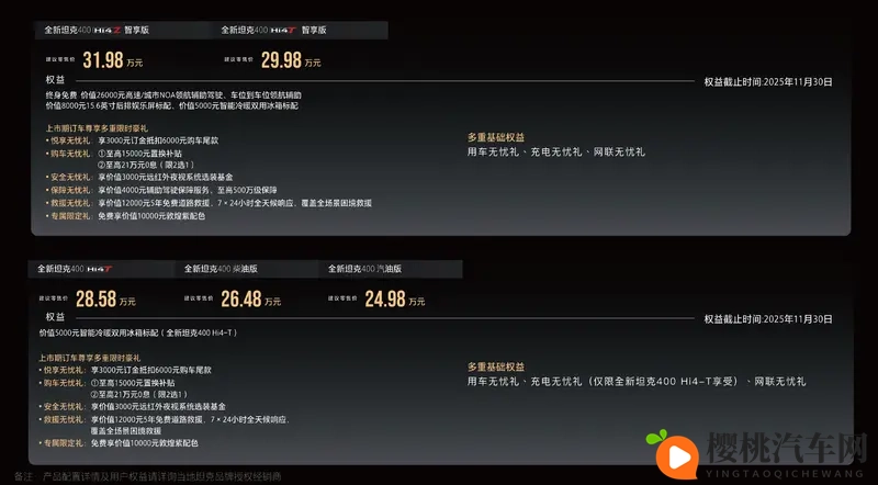 全新坦克400正式上市 2498万元起-1