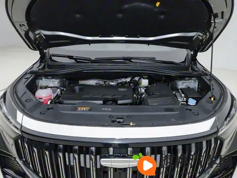 新款吉利豪越L实车到店,外观很大气,5_6_7座布局,价格或下探-1