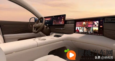 智己LS9内饰细节曝光,六座车里藏了块吸顶屏,预售倒计时今晚揭晓-3
