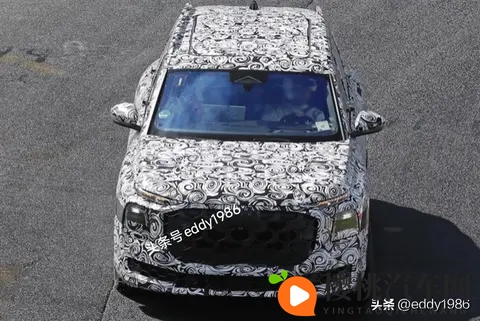 奥迪最强SUV车型SQ9最新路测谍照,夸张巨型格栅与V8涡轮增压引擎-2