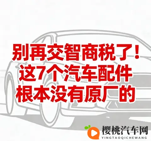 别交智商税!7个汽车“原厂配件”全是噱头,养车直省30%-1