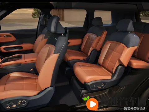 起亚全新中大型SUV官图，外观很方正硬朗，两种前脸，2+2+3座椅-3