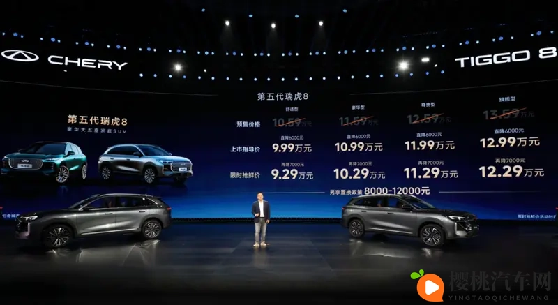 冠军再进化!限时929万元起,第五代瑞虎8全球上市-1