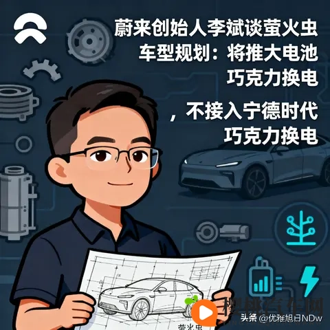《蔚来李斌放大招！萤火虫车型规划新动向，大电池+独立换电》-1