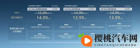 东风奕派eπ007+正式上市，全系激光雷达，限时焕新价1399万元起-2