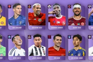 亚冠精英联赛第5轮最佳候选：周定洋入围，林加德、塔迪奇在列